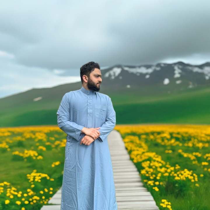 Saudi Arabian Sky | Premium Thobes with Timeless Elegance