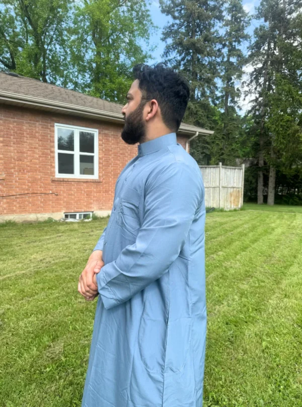 Saudi Arabian Sky | Premium Thobes with Timeless Elegance - Image 9