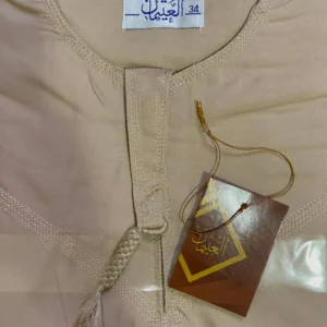 Khaki Emirati Kids’ Thobe | Classic Gulf Elegance for Boys