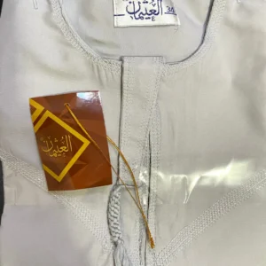 Light Gray Emirati Kids’ Thobe | Timeless Style for Kids