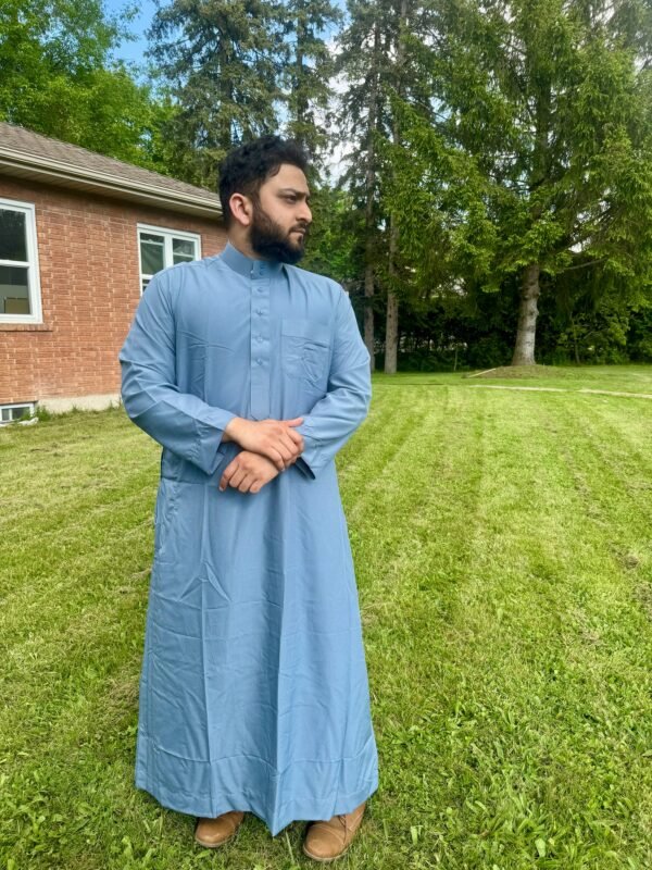 Saudi Arabian Sky | Premium Thobes with Timeless Elegance - Image 5