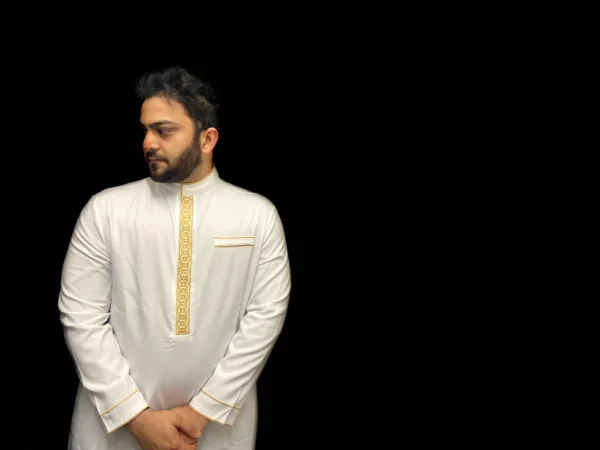Formal Thobe Elite White | Elegant, Comfortable & Luxurious - Image 3