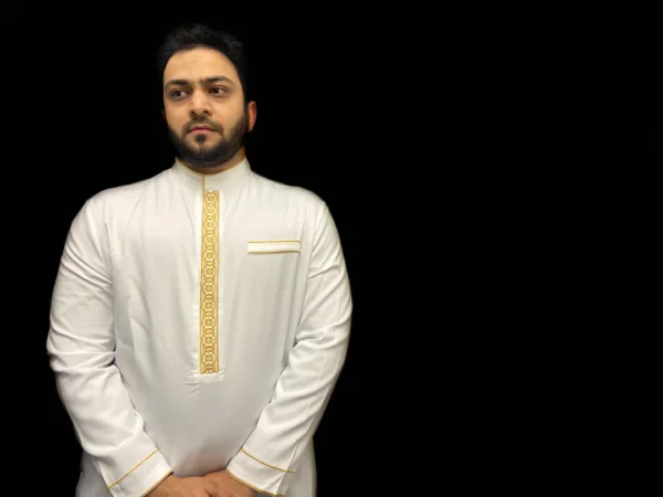 Formal Thobe Elite White | Elegant, Comfortable & Luxurious - Image 4