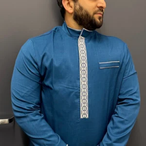 Formal Thobe Elite Navy | Elegant, Comfortable & Luxurious