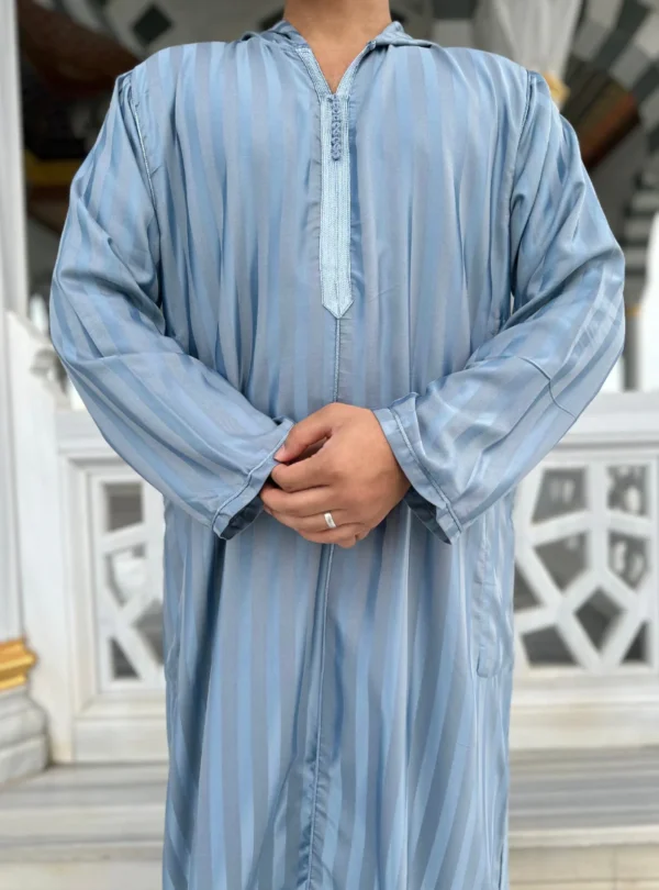 Othaiman Hooded Casablanca Cloak | Charming Golden Yellow - Image 2