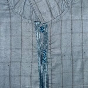 Mumais Turquoise Blue Djellaba | Moroccan Hooded Thobe