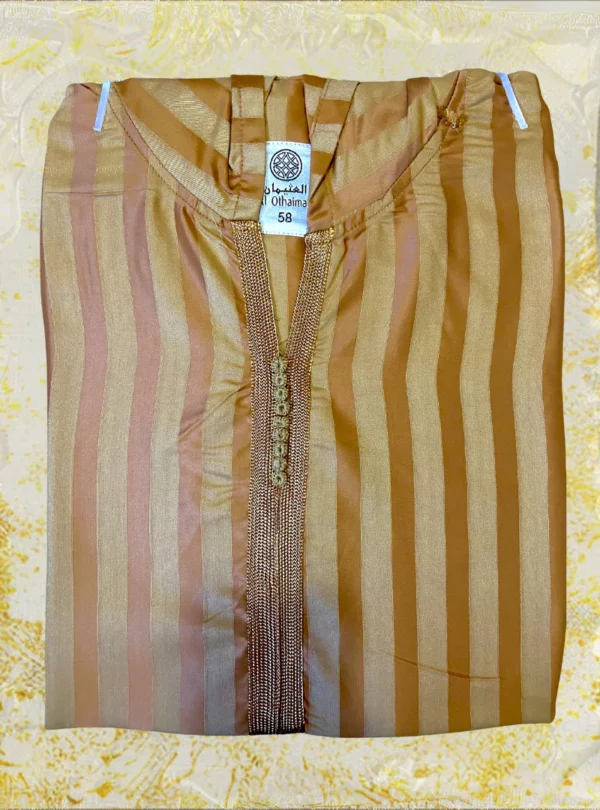 Othaiman Hooded Casablanca Cloak Dhahab Al Burtuqali | Style - Image 2