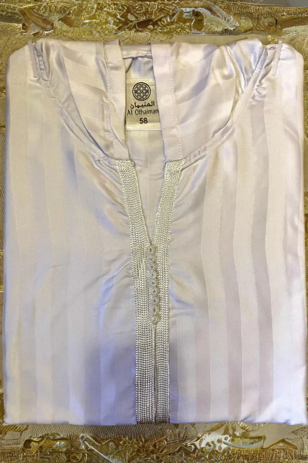 Othaiman Hooded Casablanca Cloak Abyad | Moroccan Elegance
