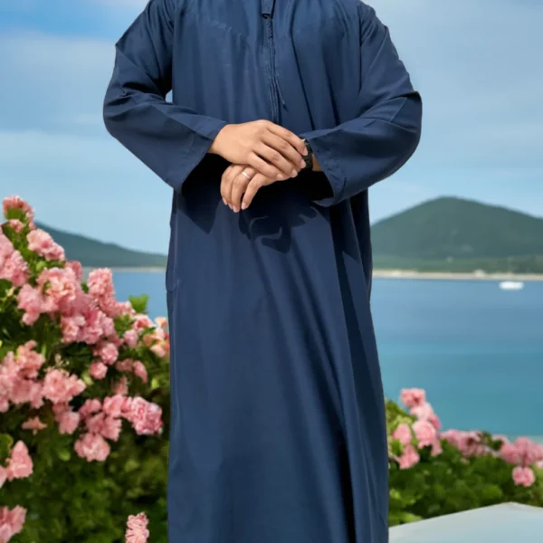 Khaki Khalifa Emirati Kandura | Tradition and Style - Image 2