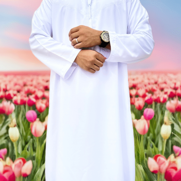 Emirati Camel Cream Kandura | Timeless Classic Appeal - Image 3